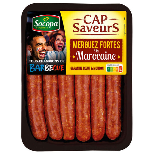 Socopa Merguez Forte Marocaine X 6