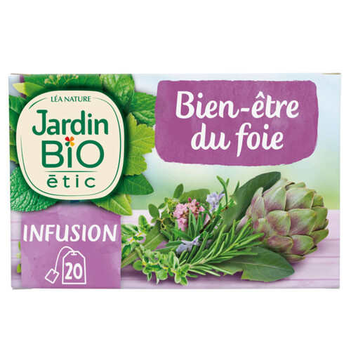 Jardin Bio infusion bien-être du foie x20 - 30g