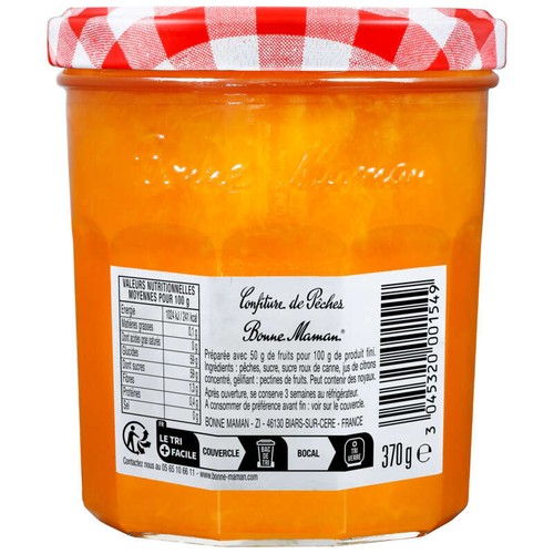 Bonne Maman Confiture de Pêches 370g