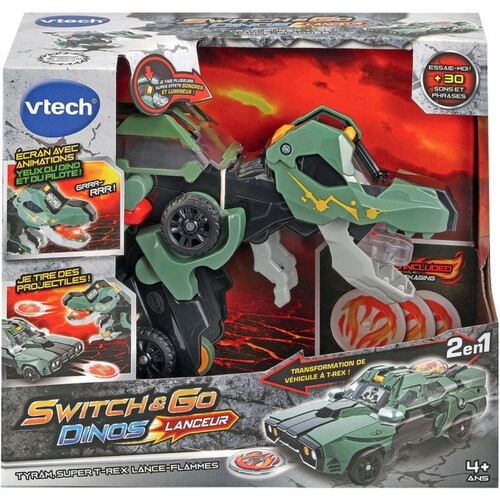 Vtech Tyram, super T-Rex lance flammes