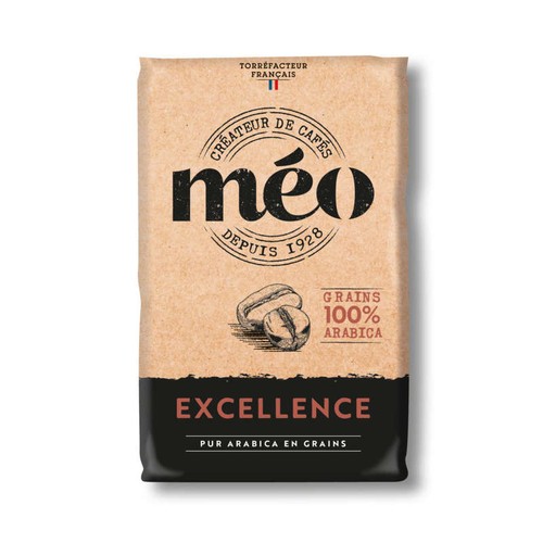 Méo Café Excellence Grains 100% Arabica 1kg