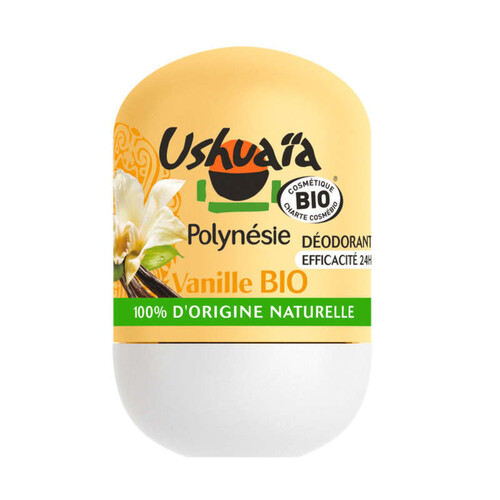 Ushuaia Déodorant Bille 24h Vanille Madagascar Bio 50ml