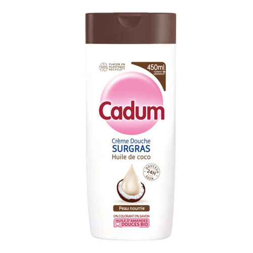 Cadum Crème Douche Surgras Huile de coco 450ml