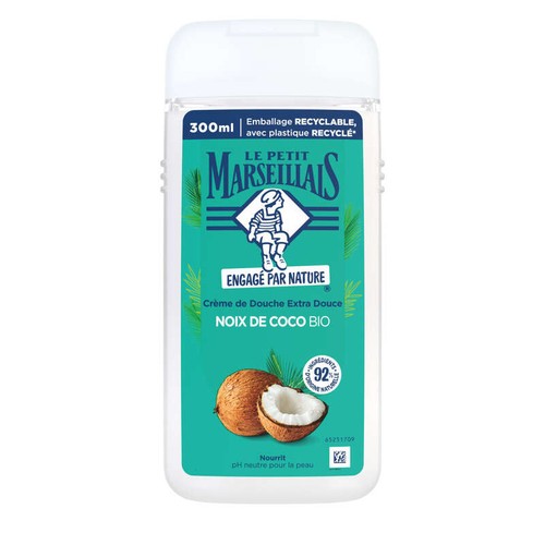 Le Petit Marseillais Crème de Douche Extra douce Noix de coco Bio 300ml