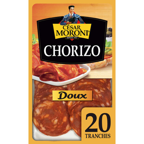 César Moroni Chorizo en tranches douxX 100g