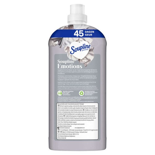 Soupline Assouplissant Concentré au parfum Musc sublime x60 Lavages