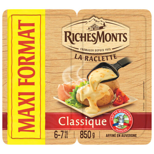 Richesmonts La Raclette classique 850G