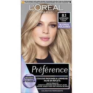 Préférence Coloration 8.1 Copenhague Blond Clair Cendré