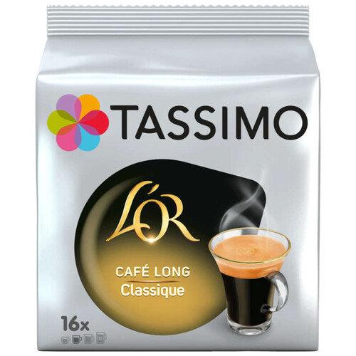 Tassimo L'Or Café Long Classique x16 dosettes 104g