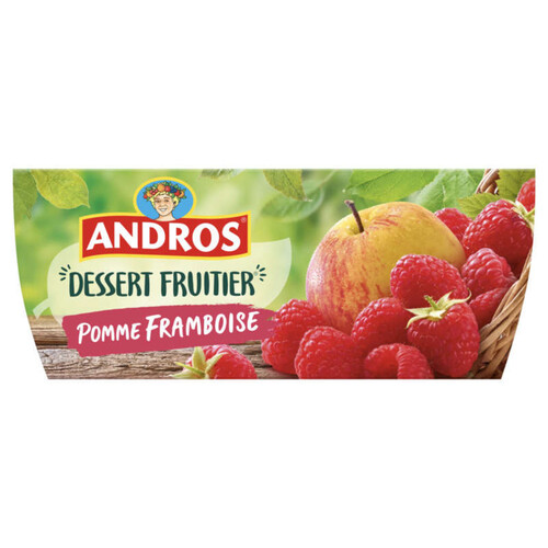 Andros Compote Pomme Framboise 4X100G
