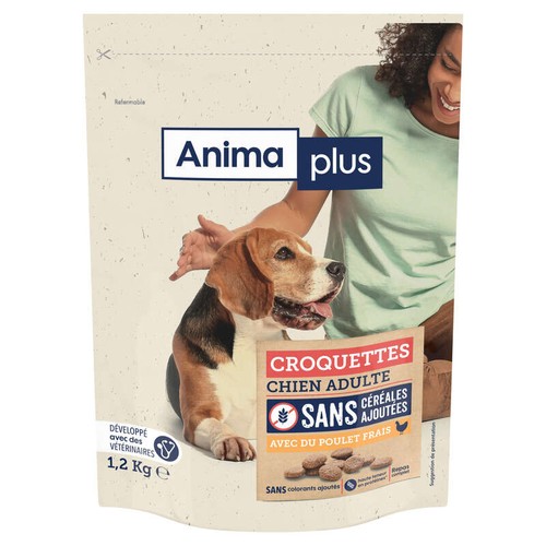 Casino Croquettes pour Chien Adulte Poulet 1,2kg