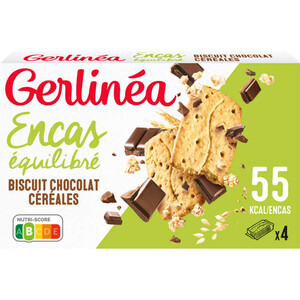 Gerlinea Barres repas chocolat noisette 360g - DISCOUNT