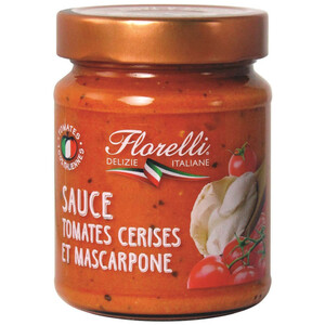 Florelli Sauce Aux Tomates Cerises Et Mascarpone. 250G.