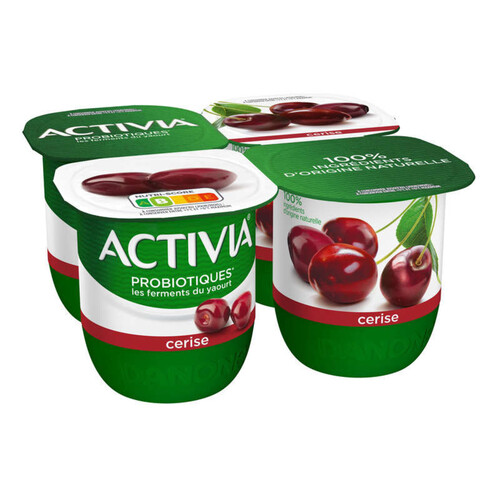 Activia Yaourt aux fruits cerise bifidus 4x125g