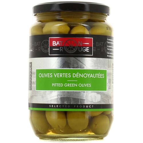 Bâton Rouge Olives Vertes Dénoyautées 700g 