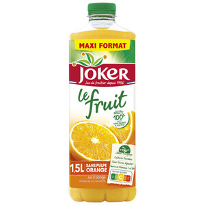 Joker jus d'orange à base de concentré la bouteille de 1,5L