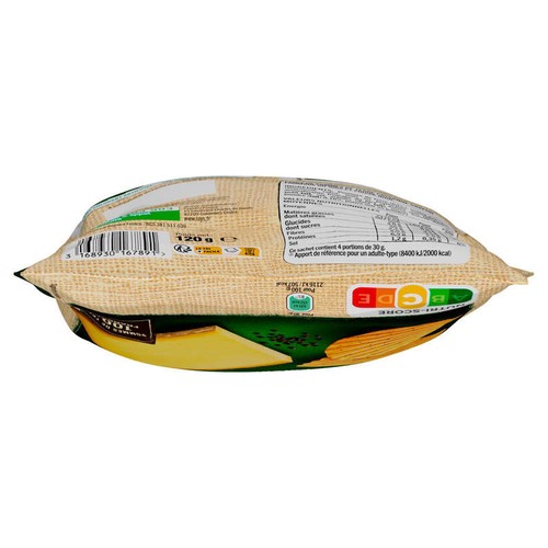 Lay's Chips Paysanne Saveur Fromage du Jura et Poivre Noir 120g