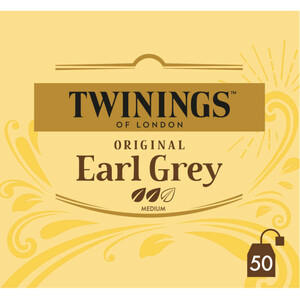 Twinnings Thé Original Earl Grey 50 Sachets 100g