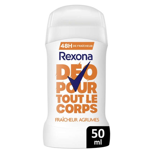 Rexona Déodorant Corps Stick 48h Fraîcheur Agrumes 50ml