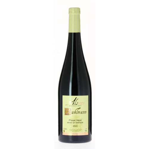 Ruhlmann alsace pinot noir élevé en barrique 75cl