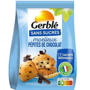 Gerblé Moelleux  Pépites Chocolat Sans Sucres Ajoutés  196g