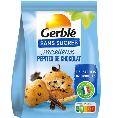 Gerblé Moelleux Aux Pépites De Chocolat Sans Sucres 196g