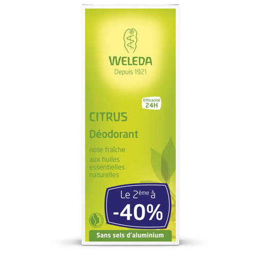 [Para] Weleda Déodorant Spray Citrus Bio Lot 2x100ml