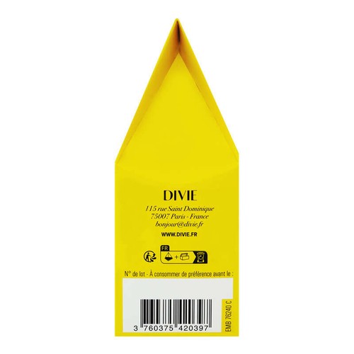 Divie Infusion Citron et Chanvre x20 44g