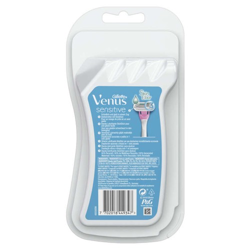 Gillette Venus Sensitive Rasoir Jetable pour femme 3+1 Gratuit