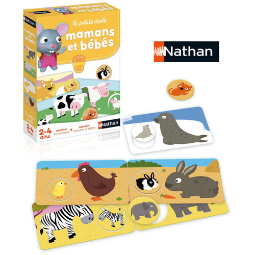 Nathan Mamans et bébés Jeu éducatif De 2 à 4 ans