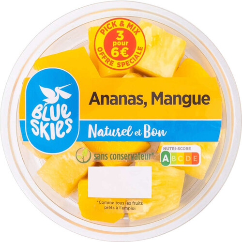 Blue Skies Ananas mangue 150g