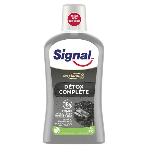 Signal Bain De Bouche Antibactérien Integral 8 Nature Détox Complète 500ml
