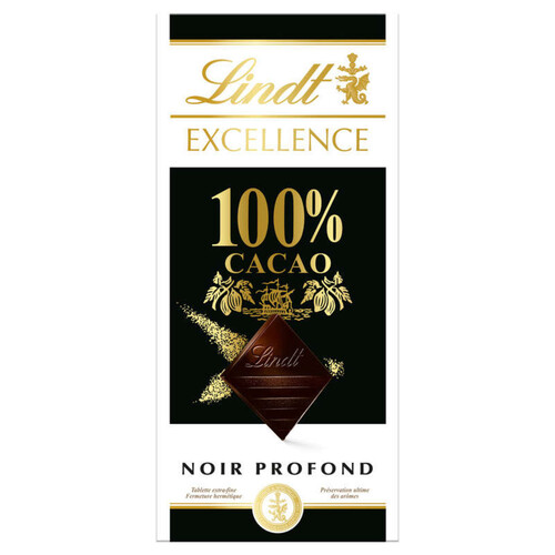 Lindt Excellence Chocolat Noir Infini 100% Cacao 50g