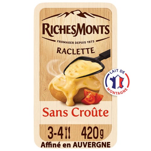 RichesMonts La Raclette Sans Croûte 420g