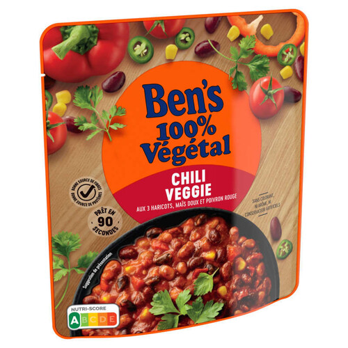 Ben's Original 100% Végétal Sauce Micro Ondable Chili Veggie 285g