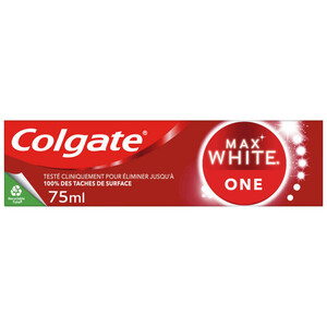 Colgate Max Dentifrice blancheur White One 75ml