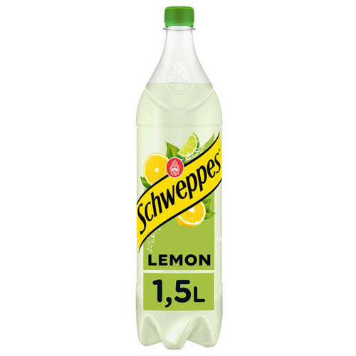 Schweppes Lemon Soda aux saveurs Citron & Citron vert 1,5L