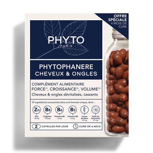 [Para] Phyto Duo Phytophanère Cheveux & Ongles 2x120 Capsules