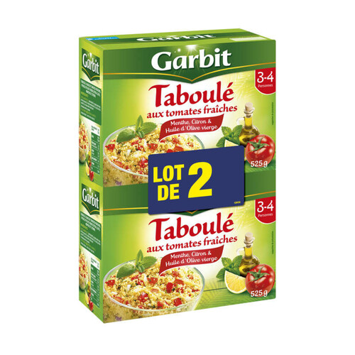 Garbit Taboulé aux tomates fraîches 2x525g