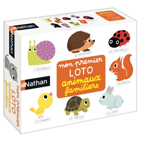 Nathan Mon premier loto animaux familiers Jeux d’éveil