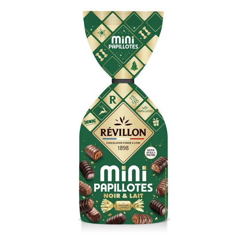 Révillon Mini papillotes noir et lait 180g