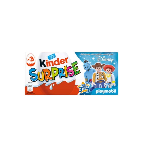 Kinder Surprise Disney Pack De 3 Œufs x20g