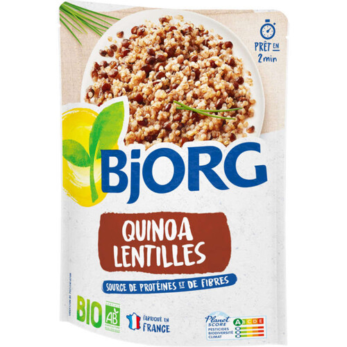 Bjorg Veggie Quinoa Lentilles Bio 250g