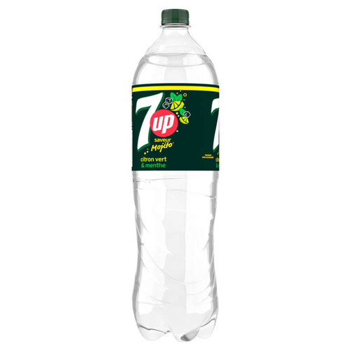 Seven Up 7up - Soda saveur mojito - La bouteille de 1,5L