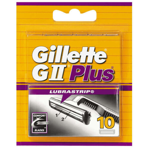 Gillette Lames Gii+ X10.