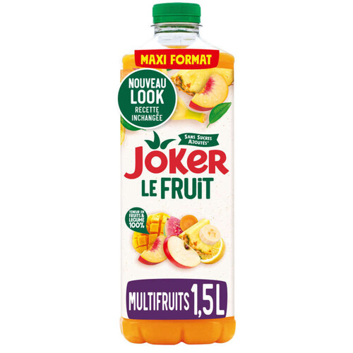 Joker jus multifruits la bouteille de 1,5L