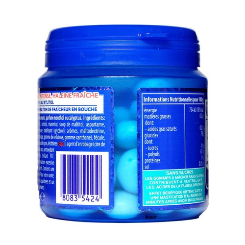 Mentos Pure fresh Menthol Eucalyptus Dragées sans sucres x50, 100g