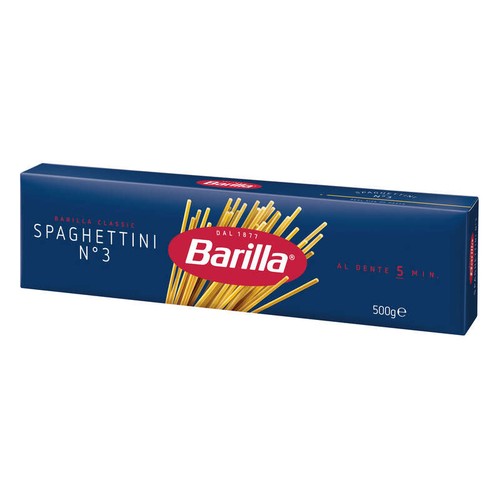 Barilla Pâtes spaghettini n°3 500g