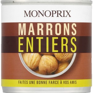 Monoprix Marrons entiers 280g