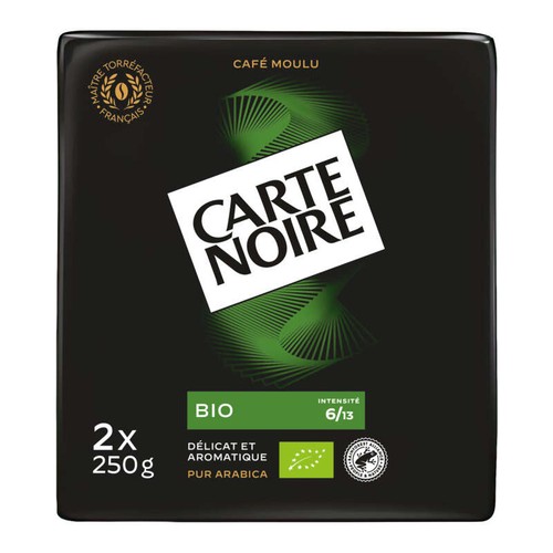 Carte Noire Moulu Bio 2x250g